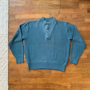 L.L. Bean Vintage Henley Fisherman Sweater